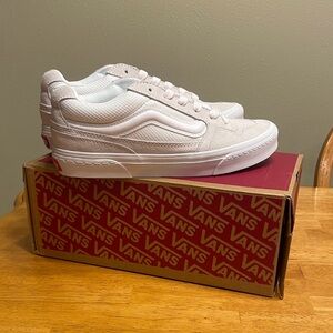 New Vans Caldrone White Low Top Shoes Retro Inspired Women’s 7